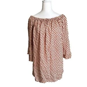 Lascana Venus Pull Over Blouse Butterfly 3/4 Sleeves Size M